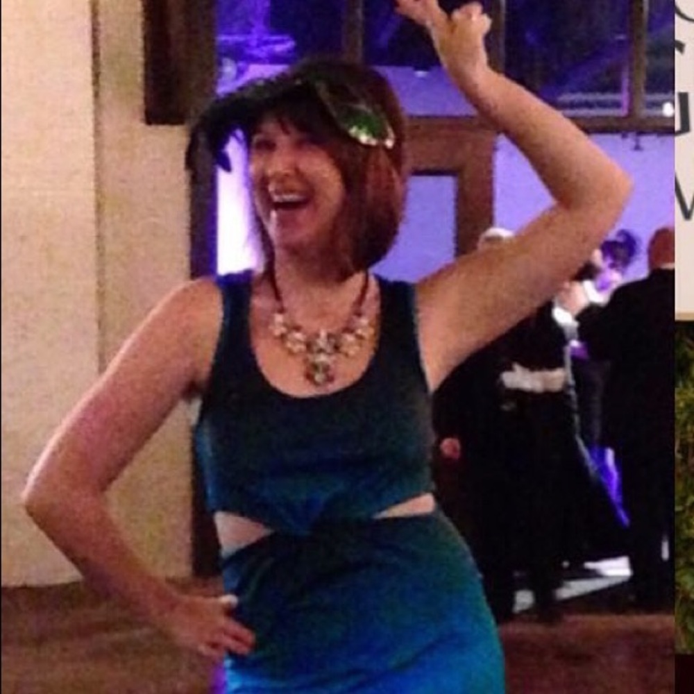 Floor length party dress